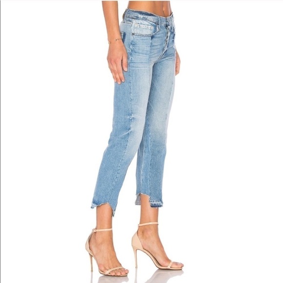 Frame Le Mix Nouveau Boyfriend Denim Crop jeans - Picture 14 of 15